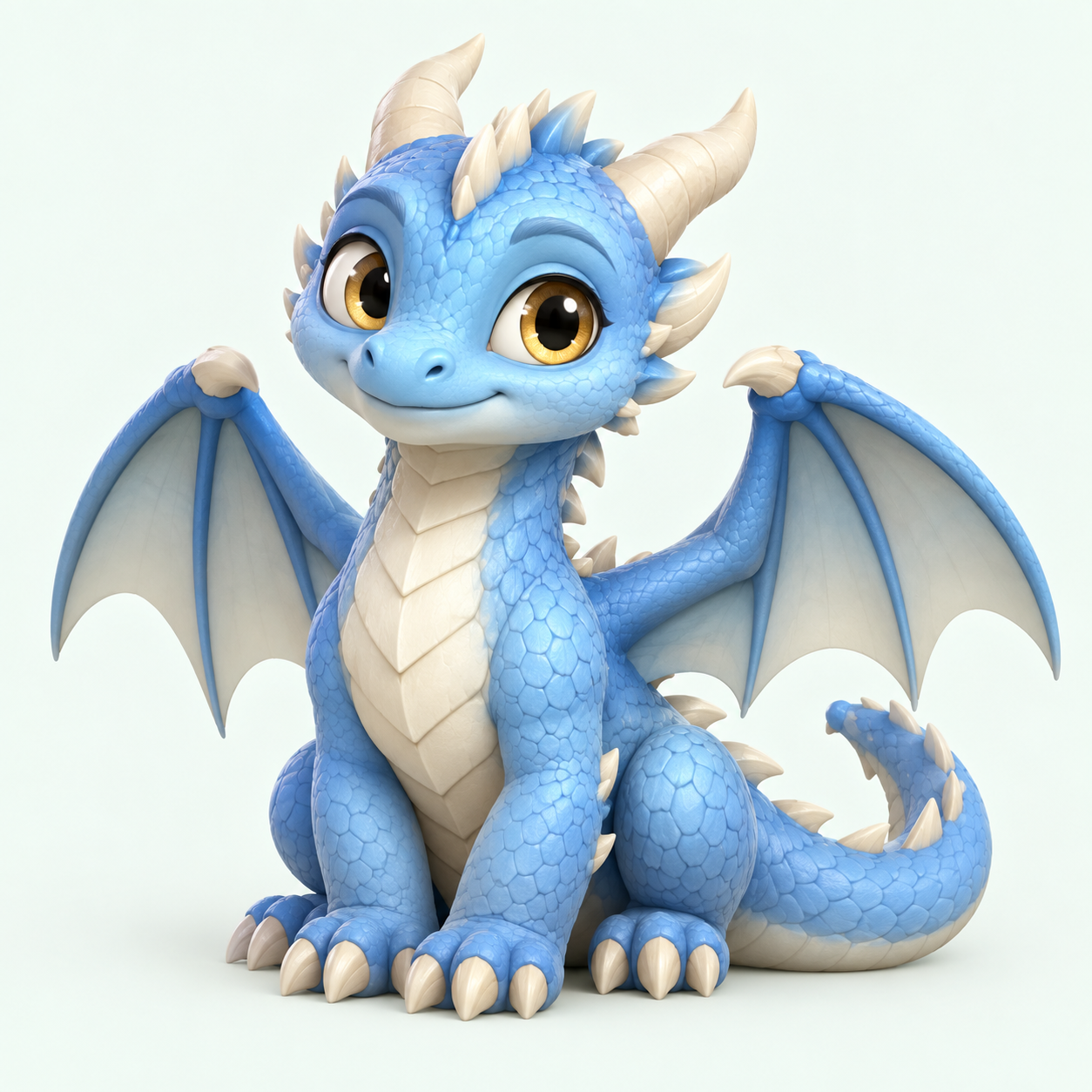 Original Cloud Dragon concept used for each image-to-3D model